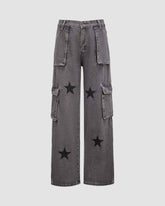 Werenights Grunge Stars Cargohose